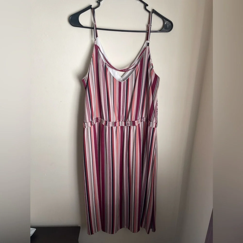 👗 Maurice’s • MIDI Stripped Dress | XL - Picture 3 of 12